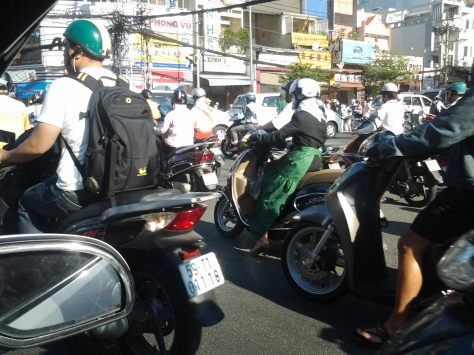 Mopeds in Ho Chi Minh City